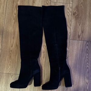 Chic Black Over the Knee Women's Boots